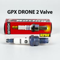 หัวเทียน BRISK PREMIUM LGS (4 เขี้ยว) แกนเงิน GPX Drone 2 Valve (SGL41ROAN) รองรับน้ำมันเบนซิน95, แก๊สโซฮอล์ Made in EU