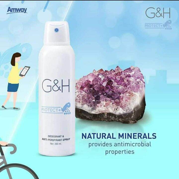 AMWAY G&H PROTECT+ Deodorant & AntiPerspirant Spray [200ML] Lazada