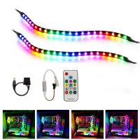 ◆ RGBIC ws2811 Addressable Flexible LED Tape PC LED Strip Light Molex 12V RGB Ribbon 0.5m 1m 2m Background for PC Computer Case