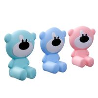 1Pc Cartoon Bear Silicone Door Stopper Animal Safety Door Stops Household Child Finger Protection Bedroom Security Door Card Decorative Door Stops