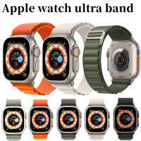 สายรัดไนลอนสำหรับ Apple Watch Ultra Band 49มม. 45มม. 41มม. 44มม. 40มม. 42มม. สำหรับ Apple Watch Series 8 7 6 5สาย