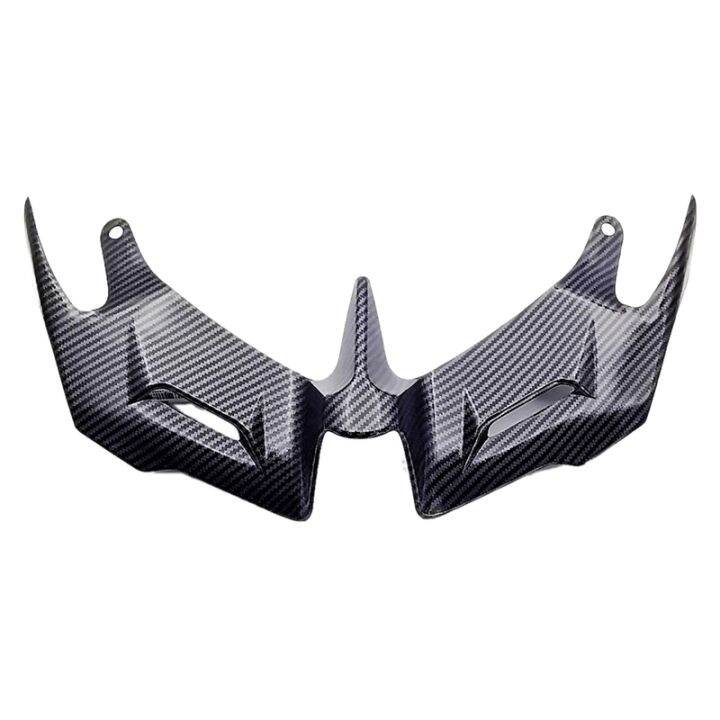 Powersports Fairing Kits Fairing Kits Carbon Fiber Front Fairing Aerodynamic Wing Cover For Ninja 250/400 18-20 Front Fairing Ninja 400 Front