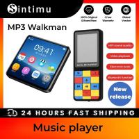 เครื่องเล่น MP3บลูทูธแบบเต็มหน้าจอสัมผัสเพลงสเตอริโอส่วนตัวลำโพงในตัวเครื่องเล่นวิดีโอ MP4กีฬา E-Book/ เครื่องบันทึก/นาฬิกาปลุก