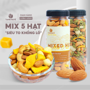 Hạt dinh dưỡng mix 4 loại hạt TANU NUTS hũ 350g granola siêu hạt mix ngũ