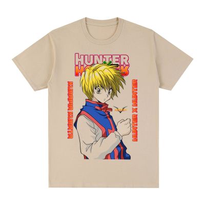 kurapika Hunter X Hunter Vintage T-shirt Japan Anime Cotton Men T shirt New Tee Tshirt Womens Tops