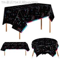 【CW】♣  Birthday Table Tablecloth Music Social Decoration Color Notes Bachelor Disposable