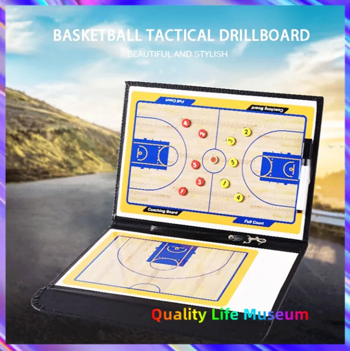 Basketball Tactical Board Foldable Basketball Coaching Board