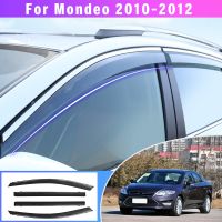 สำหรับ Ford Mondeo 2010 2011 2012กันสาดหน้าต่างที่กันสภาพอากาศที่บังแดดกะบังฝนอุปกรณ์รถแต่งรถยนต์ป้องกัน