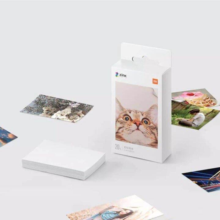 xiaomi-mi-portable-photo-printer-paper-2x3-inch-20-50-sheets-กระดาษภาพถ่ายชนิดมีกาวในตัว-xiaomi-กระดาษพิมพ์ภาพถ่าย