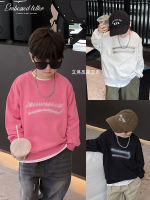 New style เสื้อกันหนาวเด็ก 2023 Tongku เสื้อเด็กหล่อสไตล์เกาหลีรุ่นใหม่ฤดูใบไม้ร่วงเสื้อสเวตเตอร์เด็กชายลายนูนตัวอักษรสไตล์ตะวันตก