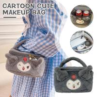 Kuromi Cartoon Cute Bag Travel Makeup Bag Handbag Easy To Carry S4M9