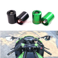 สำหรับ KAWASAKI NINJA ZX-10R ZX6 ZX6R ZX6RR ZX636R Manopole CNC Grips ปลายบาร์หมวก Copertura Slider ZX636R Accessori