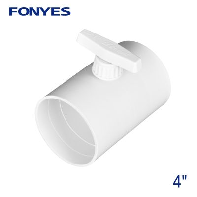 HVAC 4 quot; plastic air valve check valve for ventilation pipe volume flow rate damper manual air duct 100mm