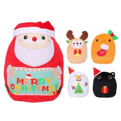 Merry Christmas Plushies 25cm Lovely Holiday Stuffed Ornament for Home Office Christmas Supplies KidsGift Party Favors for Boys Girls Teens steadfast