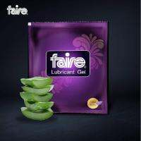 เจลหล่อลื่น Faire aloe vera เนื้อบางเบา เนียนใส นุ่ม แห้งช้า แฟร์เจลชนิดซอง 4ซอง ให้ผิวสัมผัสแบบธรรมชาติ