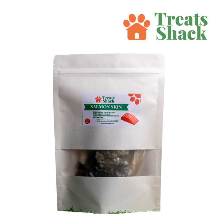Salmon Skin Treats Shack AllNatural Dehydrated Snacks for Dogs and