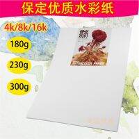 [COD] Baoding Watercolor Paper 300g 4K/8 Painting Rough Grain Color Lead 180g