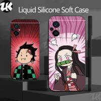 Demon Slayer เคส Xiaomi POCO M5 4G เคสโทรศัพท์ฝ้า สำหรับเด็กผู้ชายและเด็กผู้หญิง ฝาครอบป้องกันกล้องแบบเต็มซิลิโคนกันกระแทกกันกระแทก