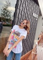 Choice by gi-ants เสื้อยืดคอกลมแขนสั้น oversize cotton semi งานสกรีนCAREBEAR collection T-SHIRTNISTA