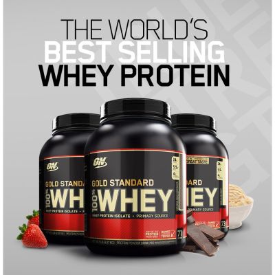ON GOLD STANDARD Optimum Nutrition WHEY 100% (5ปอนด์) เวย์โปรตีน