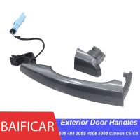 brand new Baificar Genuine Exterior Door Handles Outside Handle With Sensor Key Hole For Peugeot 508 408 308S 4008 5008 Citroen C5 C6