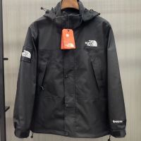 แจ็กเก็ตปักรูปตัวอักษร1990แบบ NORTH FACE 2023ผู้ชายและผู้หญิง,Jaket Daki Gunung ท่องเที่ยวกลางแจ้งคู่รักลำลองใส่ได้ทุกชุด