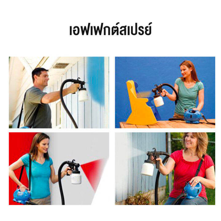 เครื่องพ่นสี-กาพ่นสี-650w-เครื่องพ่นสีไฟฟ้า-800ml-แบบพก-ทำความ-พ่นสเปรย์-กาพ่นสีไฟฟ้า-เพ้นสีระบบไฟฟ้า-แบบพกพา-จัดส่งจากกรุงเทพ-paint-sprayer-heavy-duty