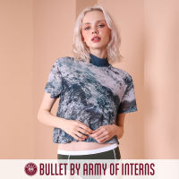 BULLET BY ARMY OF INTERNS เสื้อคลุมผ้าตะข่าย เอวจั้ม รุ่น Ocean Wave Tee / ลายปริ้นท์