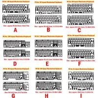 แผ่นลดแรงสั่นสะเทือน2ชิ้นแผ่นโฟมหรี่เบาะรองนุ่มสำหรับ64/68/69/84/รูปแบบ104/108คีย์บอร์ดแบบกลไกความหนา3.5มม. Qingyuanshangmao