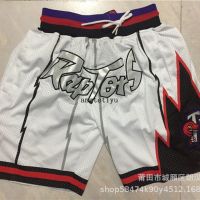 Street 2022 High NEW Jersey American Raptors White Purple Pocket Version Embroidered Pants Y727