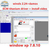 Hot Selling Winols 2.24 + Unlock Patch + Damos Files + Video + User Manual + Ecm Titanium 26000 Drivers Download Link or CD