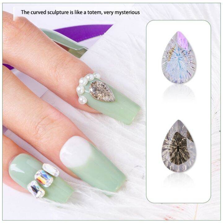 astrobox-k9-drop-diamond-arc-shaped-carving-crystal-sew-on-rhinestone-glass-nail-art-stone-diy-clothing-amp-accessories