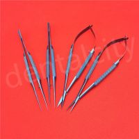 14Cm Titanium Micro Instruments Micro Instruments Kit Scissors Needle Holder Forceps 4Pcs/Set