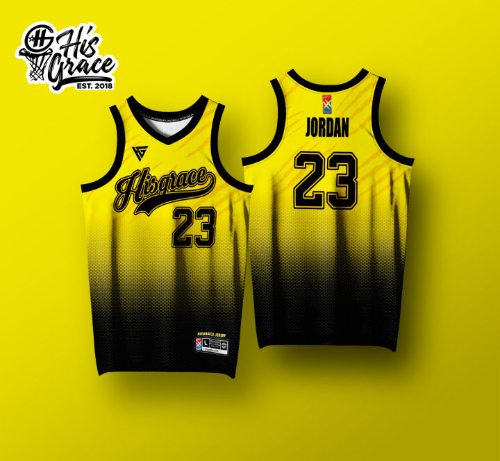 HISGRACE BASKETBALL JERSEY YELLOW TIGER | Lazada PH