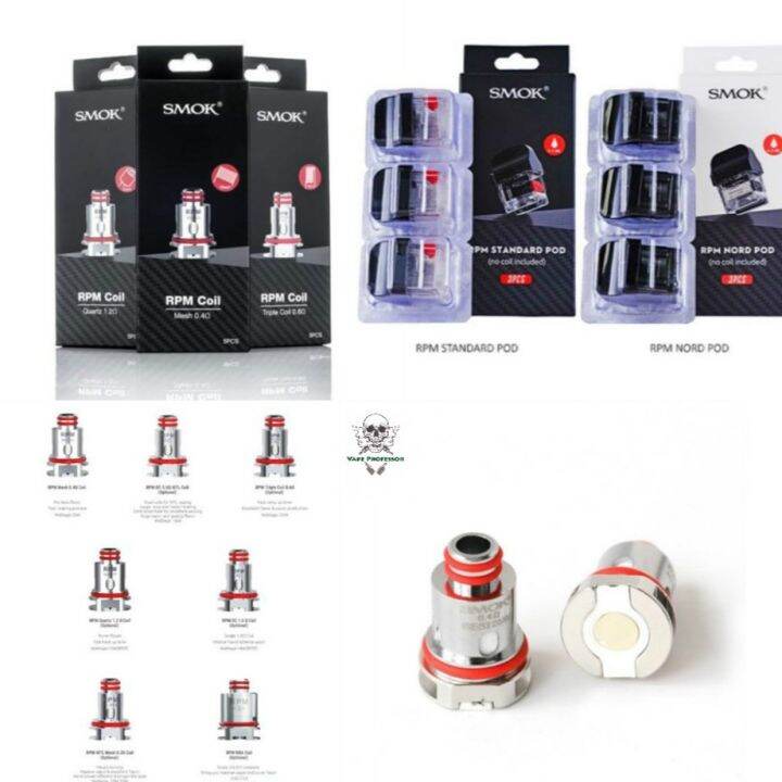 NEW Original Smok Rpm 40 Replacements Coils Occ 0.4 Mesh / Occ 0.6 ...