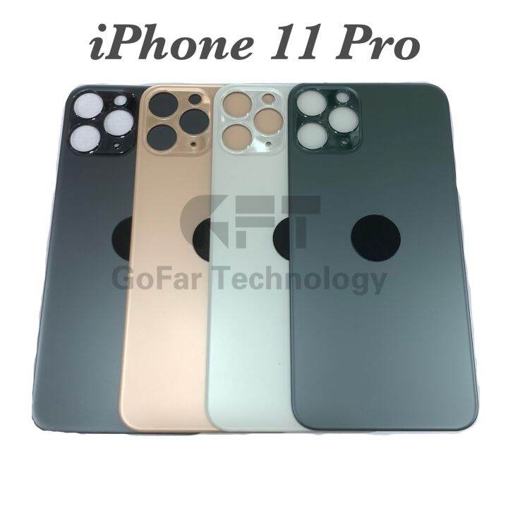 new-anlei3-ฝาหลังกระจกหลุมใหญ่คุณภาพสูง1ชิ้นสำหรับ-iphone-11-11pro-11-pro-max-ปลอกหุ้มช่องหลัง