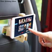 Universal Car Headrest Hooks With Phone Holder Backseat For IPhone Samsung Huawei Support Mobile Back Seat Kid Clip Stand Mount Car Mounts