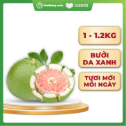 HCM - Bưởi Da Xanh Loại 1 Canh Tác An Toàn - Trái 1kg - 1,3kg