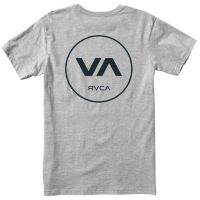 RVCA logo graphic cotton O-neck T-shirt for men