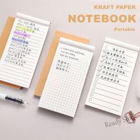 【Ready Stock】 ♕ C13 Portable Notebook Kraft Paper Pocketbook Memo Pad Portable Pocket Notebook Planner Tearable Notepad To-Do List