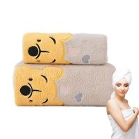 【CC】❃◘  Set Use Cartoon Sets Soft Drying Coral Fleece Shower 1 Hand Tow