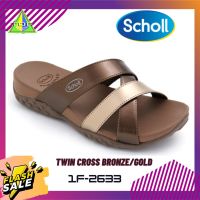 Scholl  รองเท้าแตะผู้หญิง รุ่น 1F-2633468 TWIN CROSS เพื่อสุขภาพ ลดการปวดหลัง