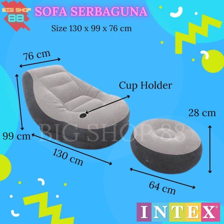 SOFA ANGIN KASUR ANGIN DUDUK AIR SOFA BED SOFA SANTAI INTEX ULTRA
