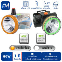 (แบบแพ็ค 2 ชิ้น) TGM 219/Q3 ไฟฉายคาดหัว ไฟฉายแรงสูง ส่องไกล ไฟฉายชาร์จไฟ LED 60W ขนาดเล็ก ไฟฉายติดศรีษะ ไฟฉายติดหน้าผาก หัวไฟ กรีดยาง ส่องสัตว์