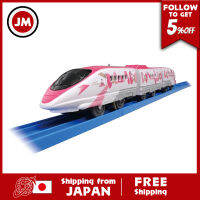 Takara Tomy Plarail S 18 Hello Kitty Shinkansen รถไฟของเล่น PASS มาตรฐานความปลอดภัยรับรองเครื่องหมาย ST TAKARA TOMY