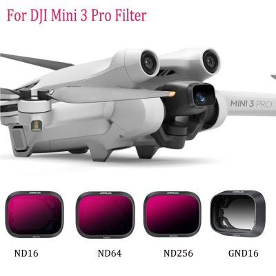DJI Mini 3 Pro ฟิลเตอร์ ND64ชุดฟิลเตอร์ ND16 ND256 ND ฟิลเตอร์ฟิลเตอร์แบบมืออาชีพฟิลเตอร์ GND16ไล่ระดับสีกล้องโดรนเลนส์ฟิลเตอร์อุปกรณ์เสริม