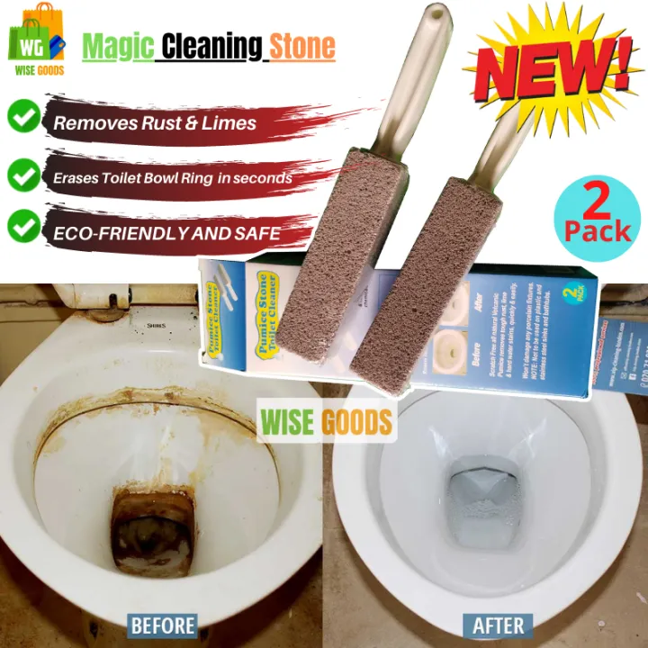 Pumice stone for toilet clean calcium sediment, limescale, and hard