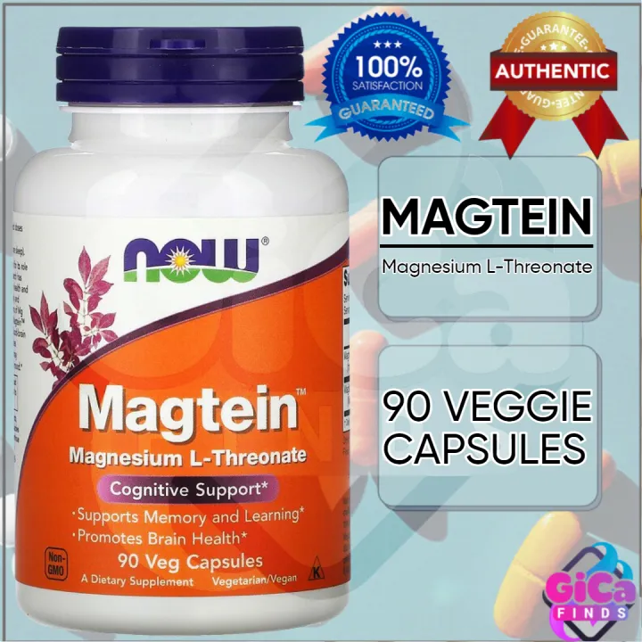 Now Foods Magtein Magnesium L Threonate 90 Veg Capsules Lazada Ph 1141