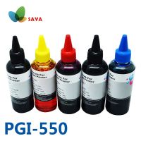 ชุดหมึกเติม5X100ml PGI550หมึกจำนวนมากสำหรับเครื่องพิมพ์ Canon PIXMA Ip7250 Ip8750 MG5450 MX725 MX925 MG6450/MG5550/IX6850/MG5650