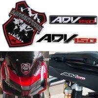 For Honda ADV150 Motorcycle Logo Sticker Adventure Rider Decals 3D Fuel Tank Pad Raised Decals Badge Accessories Decoration Decals  Emblems